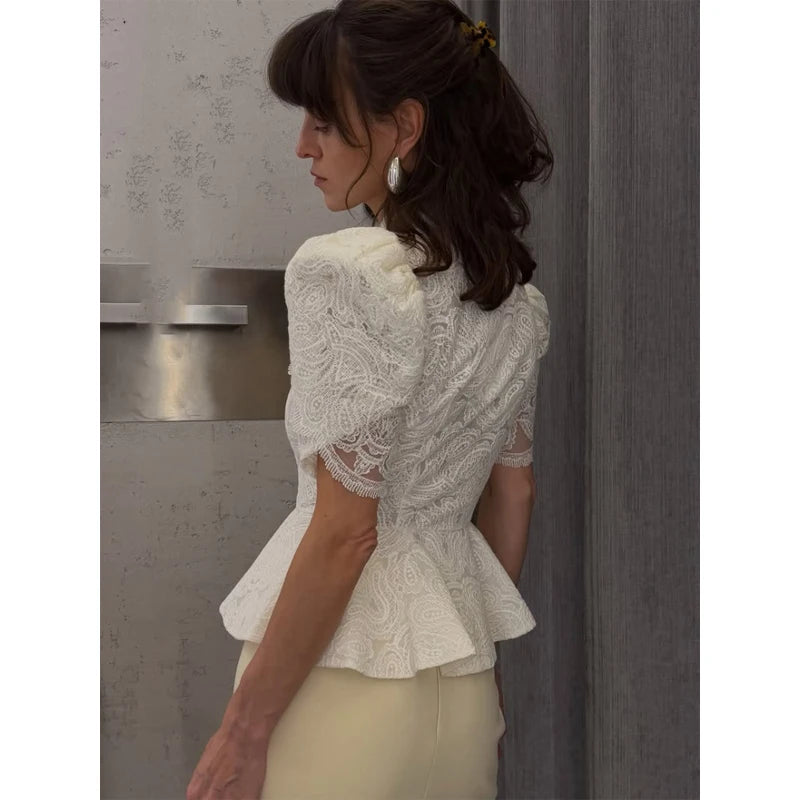 Solid Color Jacquard Glossy Satin Tops Women Chic Stand Collar Single Breasted Slim Fit Short Coats 2026 Lady Daily Outwear New