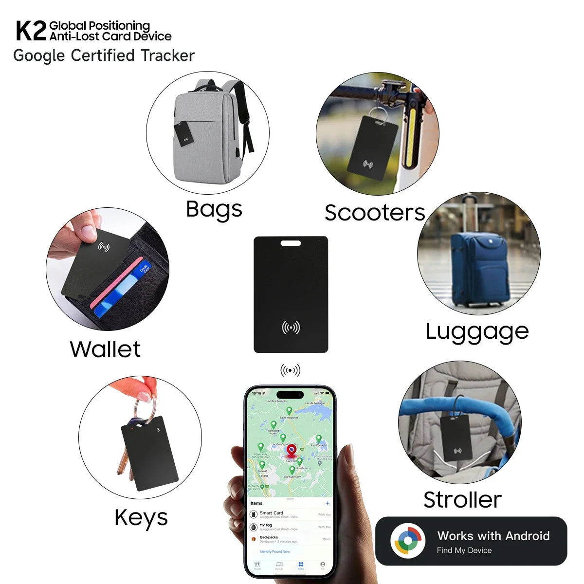 Smart Card Tracker, Compatible with the Android-Based “FindHub” Network, Helps You Quickly Locate Your Belongings