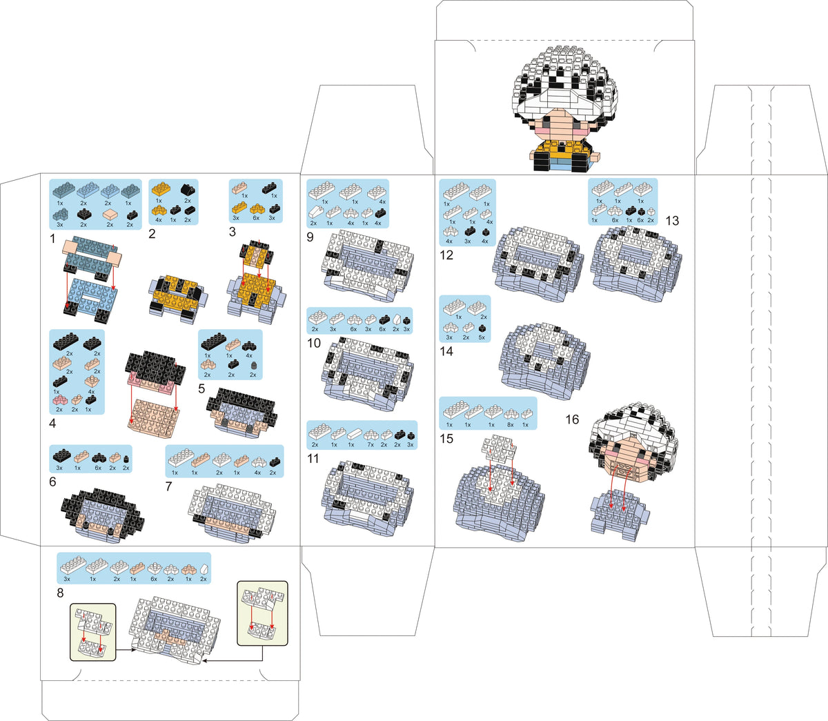 ONE PIECE Sun God Nika Luffy Micro Building Block Chopper Ace Buggy 3D Anime Model Assembly Mini Bricks Figure Toys For Gift