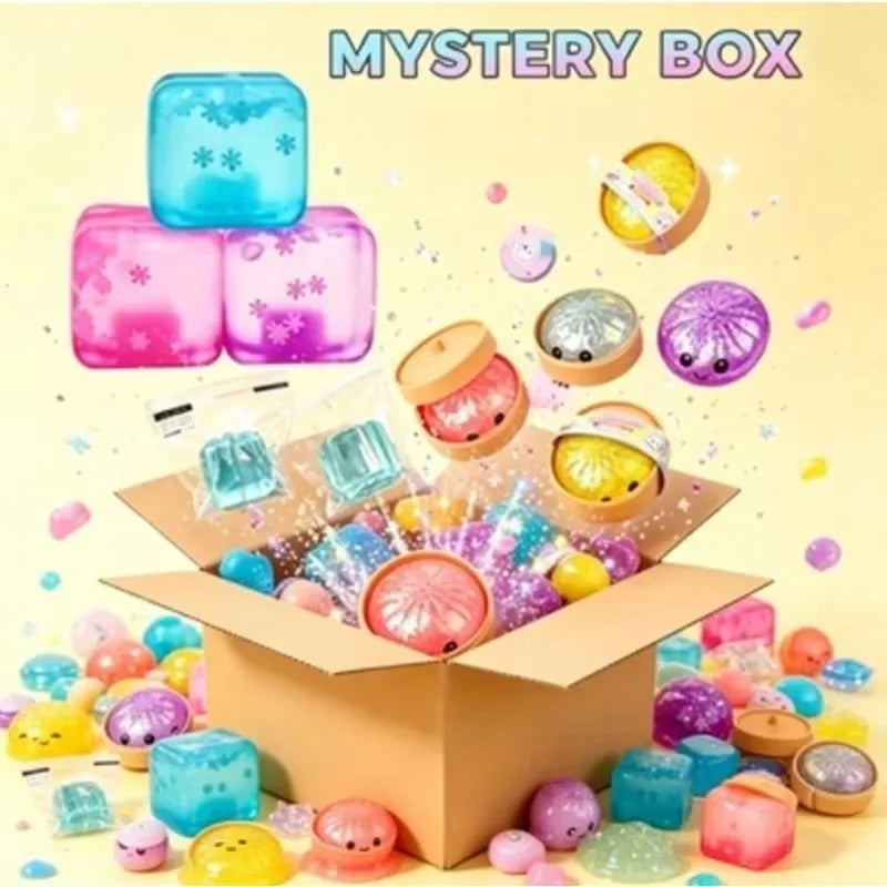 Sensory Squishy Blind Box Series, Random Cute Slow Rise Toy, Collectible Stress Ball Fidget Surprise Gift
