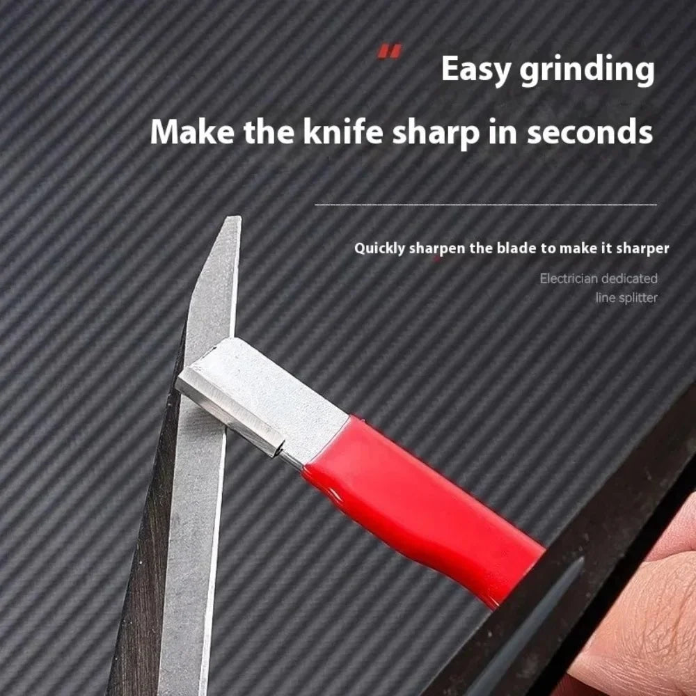 Professional Tungsten Diamond Ceramic Sharpening Stone for Kitchen Knife Scissor Garden Shears All Blades Cutting Tool Sharpener