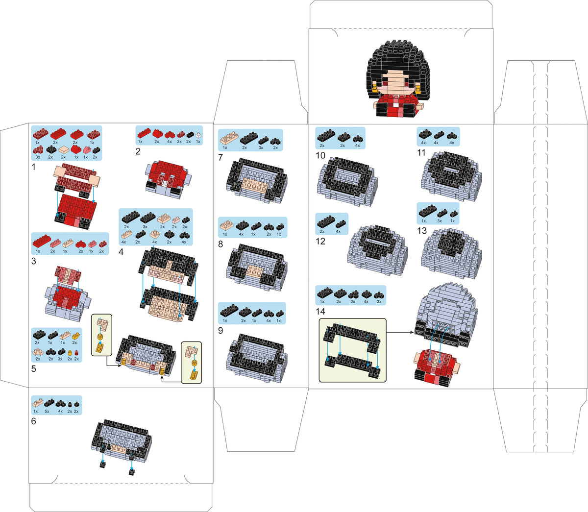 ONE PIECE Sun God Nika Luffy Micro Building Block Chopper Ace Buggy 3D Anime Model Assembly Mini Bricks Figure Toys For Gift