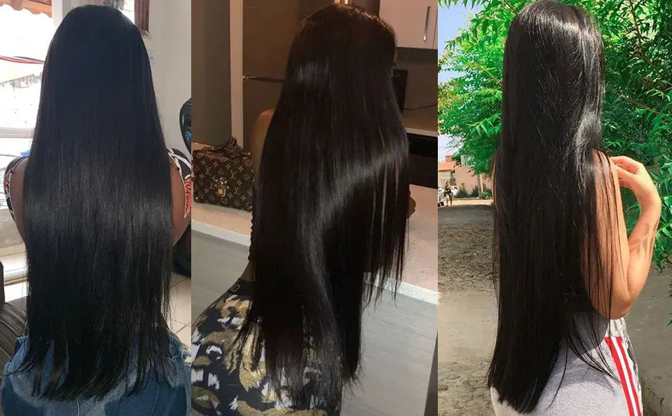 16A Straight Bundles Human Hair Brazilian Remy Weave Raw Hair 3 4 5 Pcs 100% Unprocessed Double Weft Human Hair Bundles Extensions Natural Black