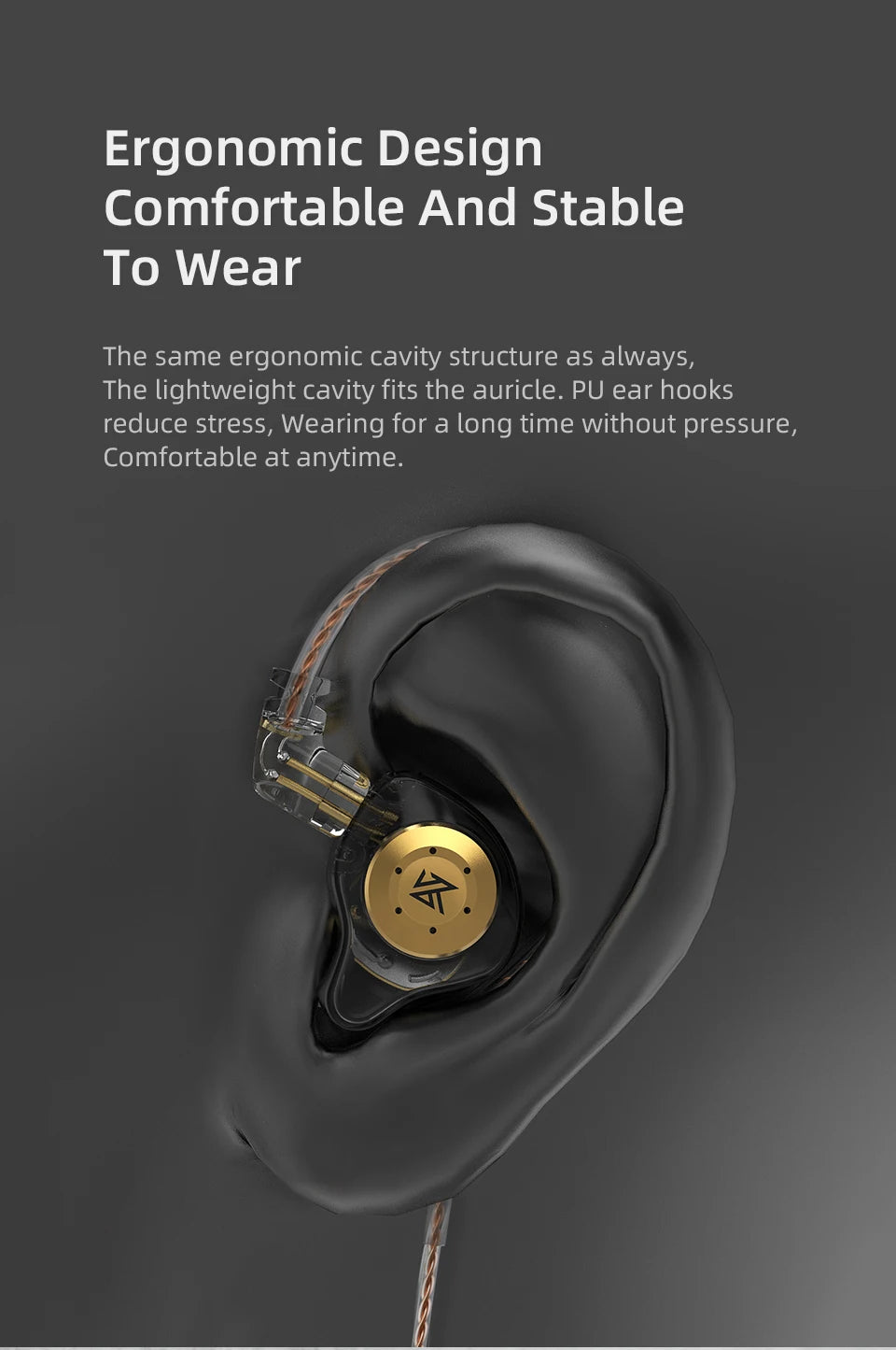 KZ EDX Pro Earphones Dynamic In Ear Monitor HiFi Wired Headphones Bass Stereo Game Music Earplugs Noice Cancelling Headset