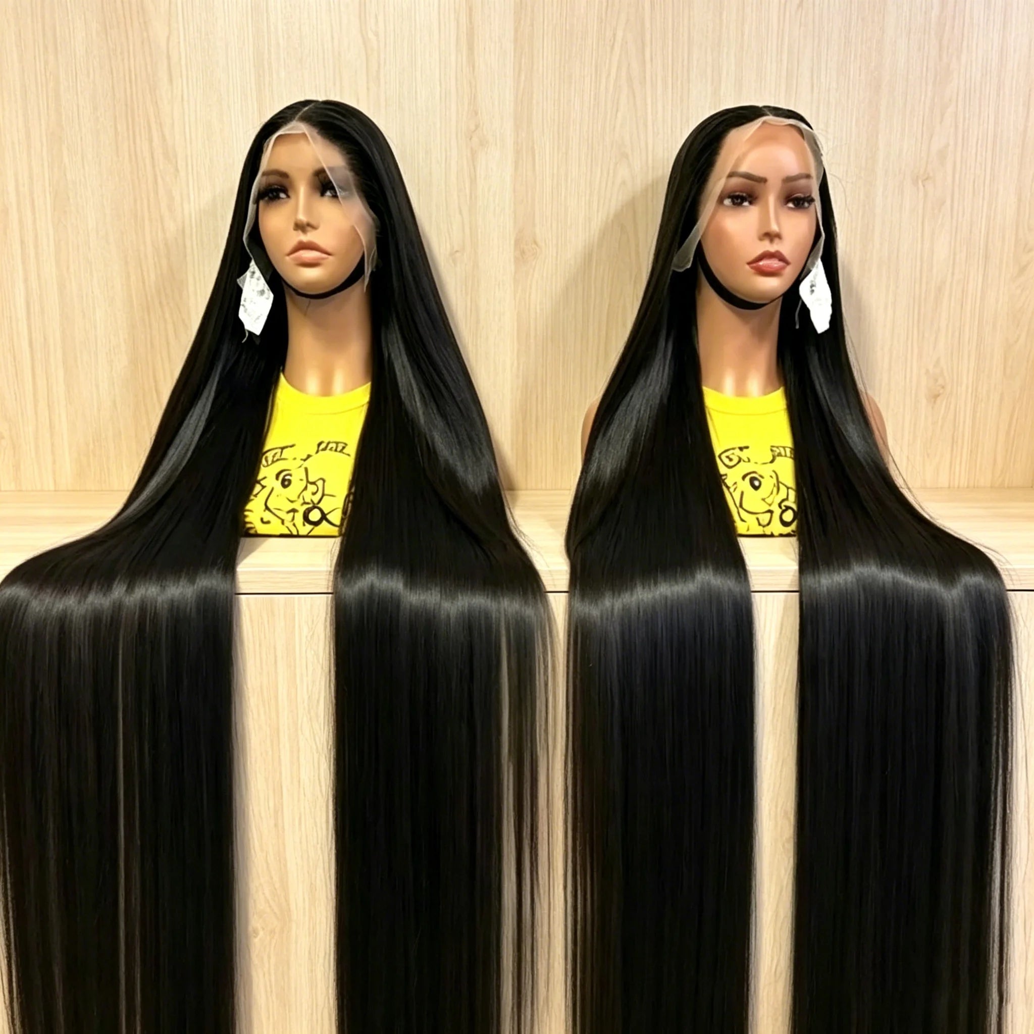 38Inch Straight Lace Front Wigs Human Hair 13x6 HD Lace Frontal Wig 4x4 Bone Straight Glueless Wig Pre Plucked For Women
