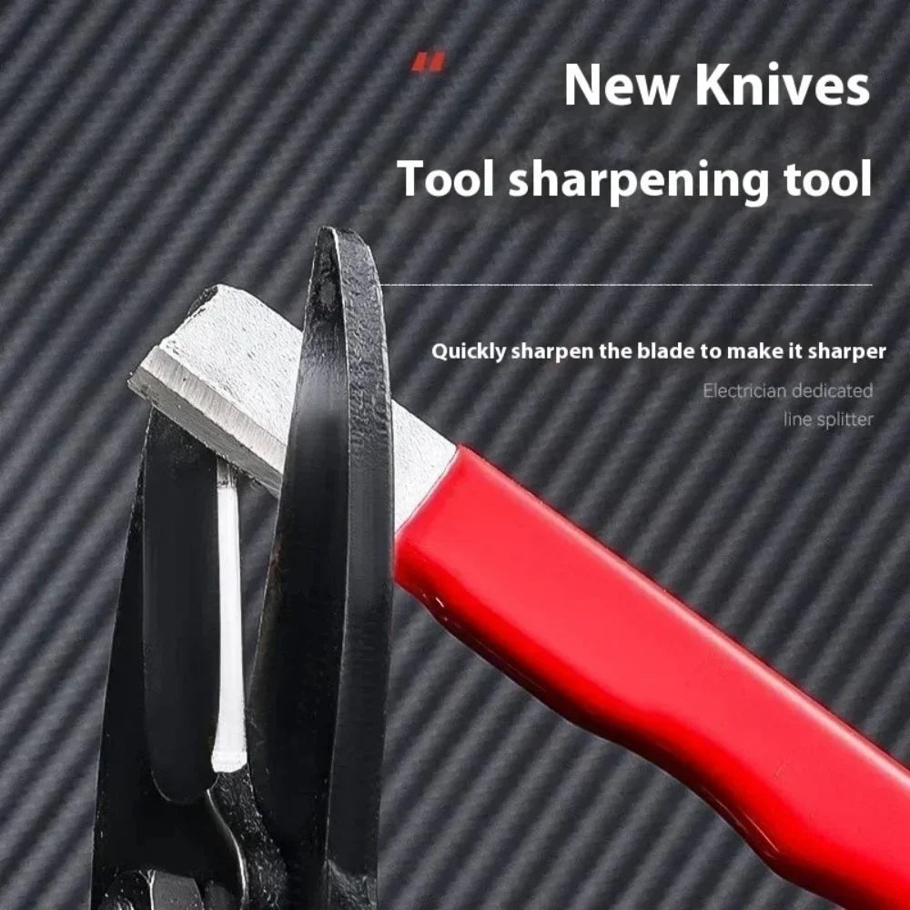 Professional Tungsten Diamond Ceramic Sharpening Stone for Kitchen Knife Scissor Garden Shears All Blades Cutting Tool Sharpener