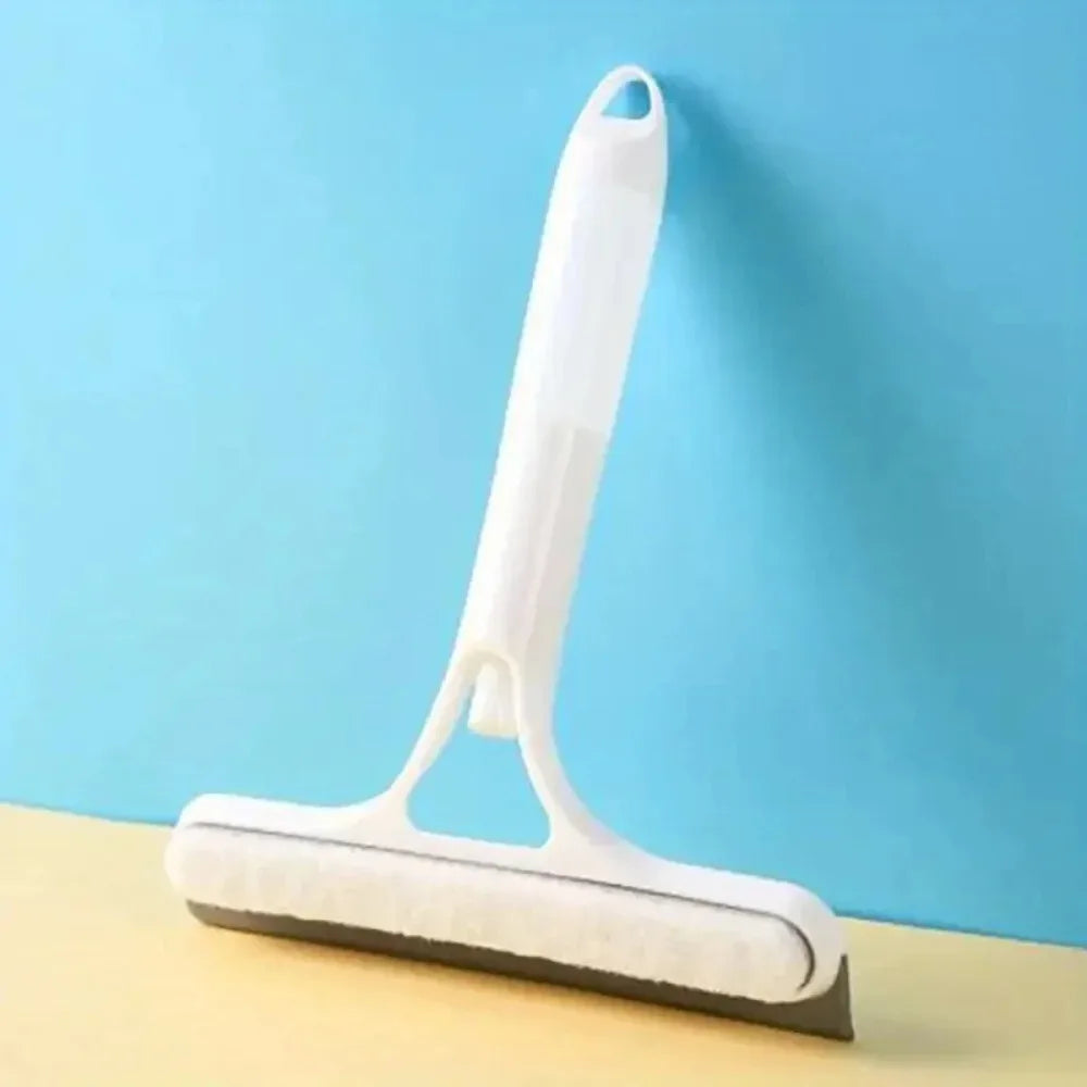 Home-use multi-functional glass cleaner, equipped with a watering can, combines three-in-one glass and window scraper functions
