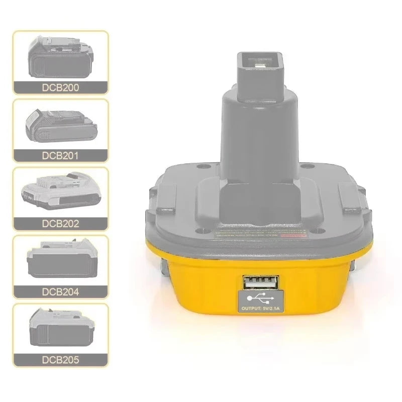 Battery Adapter DCA1820 for Dewal，18V Tools Convert for Dewal 20V Lithium Battery for Dewal 18V Battery，DC9096 DE9098 DE909