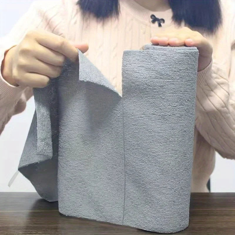 20 Sheets/Roll Microfiber Dishcloth – Multi-Functional Double-Sided Kitchen Cloth, Ideal for Utensil Cleaning, Kitchen Accessory