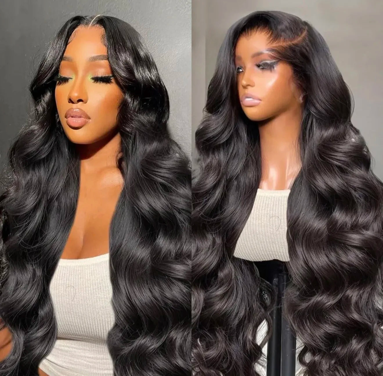 Brazilian Natural Body Wave Virgin Human Hair Wig HD Lace Frontal Closure 360 Wig 13x4 13x6 5x5 180% 200% Density 16-40 Inch Pre Bleached Knots
