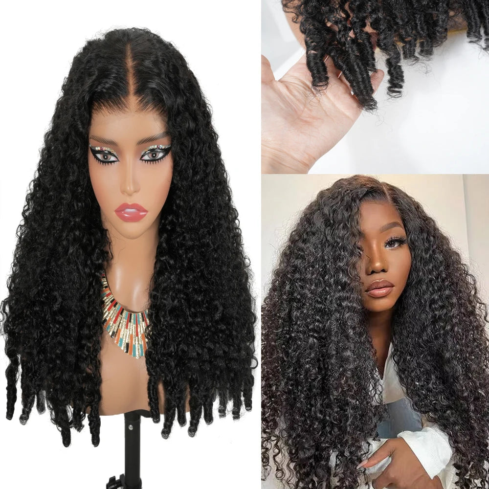 Burmese Curly Human Hair Wigs 12A Vietnamese Hair 13X6 Hd Transparent Lace Front Wig Vietnamese Raw Human Hair 200% Density