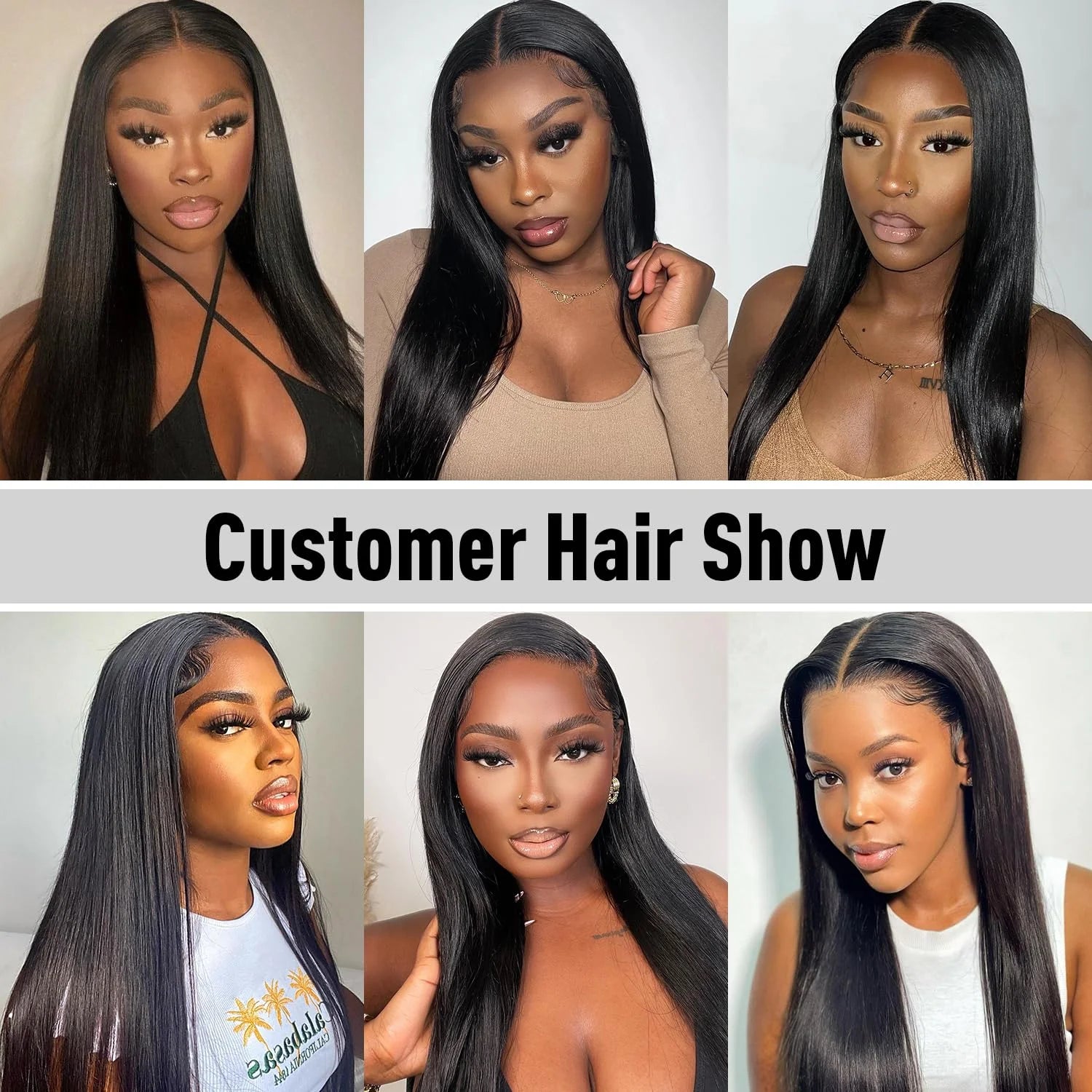 Lace Front Wigs Human Hair 42 Inch 12A Virgin Straight Human Hair Wig 200 Density Soft 13x6 Lace Front Wigs Human Hair Pre Plucked Invisilbe Hairline Glueless HD Frontal Wig Natural Black