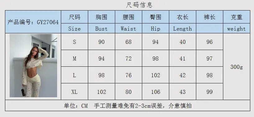 Whisper Lumi Sexy Lace Hollow Out Crop Top Backless Outfit 2 Piece Trendy Slim Fitted Clubwear Set for Women
