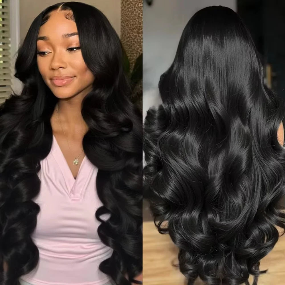 40 Inch Body Wave 13x6 HD Lace Frontal Wig Human Hair 360 Brazilian Pre Plucked Lace For Women 13x4 Lace Front Wigs 220 Density