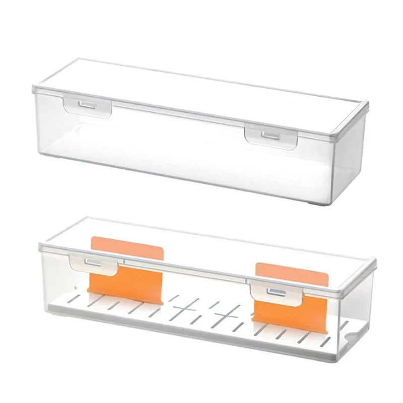 1Pc Clear Plastic Compartmentalized Organizer Box Holds 550+ Game Cards Storage Box With Adjustable Divider For PTCG/MTG Cards