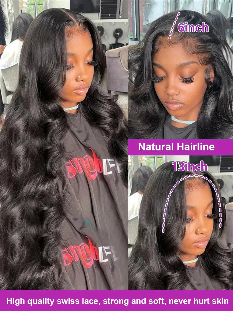 Wet And Wavy Lace Frontal Wig Human Hair 13x6 Raw Hd Transparent Body Wave Human Hair Wigs 40 Inch 13x5 Lace Front Wig For Women