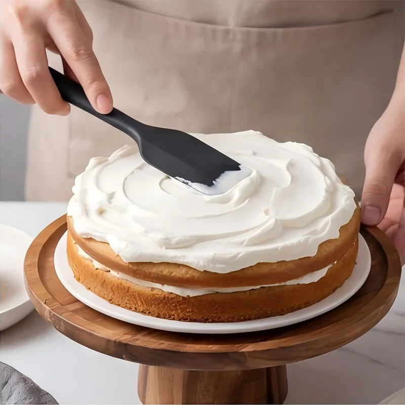 Silicone cream spatula Non-stick butter spatula Heat-resistant kitchen baking tools DIY cake baking tools