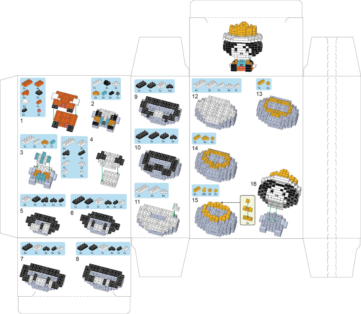 ONE PIECE Sun God Nika Luffy Micro Building Block Chopper Ace Buggy 3D Anime Model Assembly Mini Bricks Figure Toys For Gift