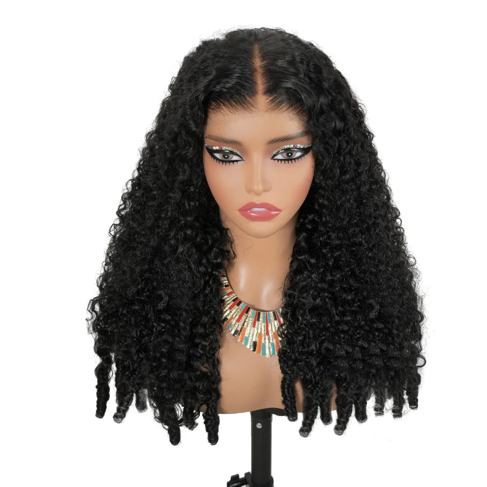 Burmese Curly Human Hair Wigs 12A Vietnamese Hair 13X6 Hd Transparent Lace Front Wig Vietnamese Raw Human Hair 200% Density