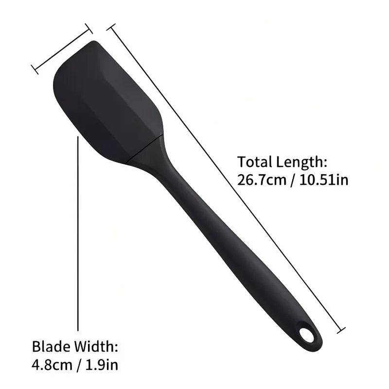 Silicone cream spatula Non-stick butter spatula Heat-resistant kitchen baking tools DIY cake baking tools