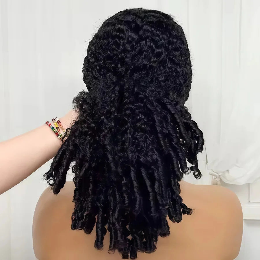 12A Burmese Curly Human Hair Wig Ready to Wear 200% 250% Density 13x4 Transparent Lace Frontal Wig Deep Wave Curly Lace Front Human Hair Wigs For Woman Ready to Wear On Clearance Sale Pre Plucked Wig Party Work Daily Life