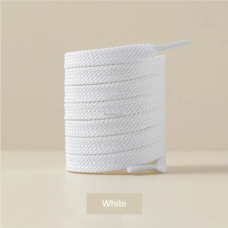 1Pair New Flat Classic Shoelaces for Sneakers Casual Shoe laces White Black Sports Shoelace Shoes Balanc String Shoe Accessories