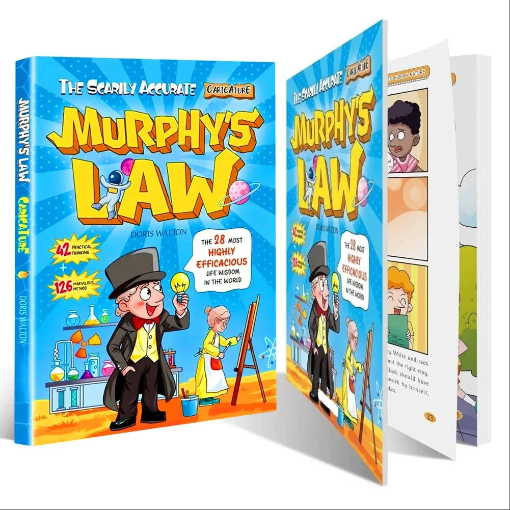Murphy's Law English Learning Book for Kids 8-12 Years Old Builds Resilience & A Growth Mindset Provides Practical Real-World