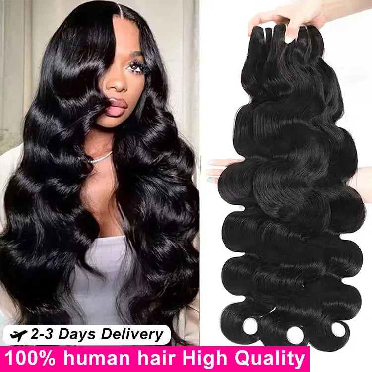 16A Straight Bundles Human Hair Brazilian Remy Weave Raw Hair 3 4 5 Pcs 100% Unprocessed Double Weft Human Hair Bundles Extensions Natural Black