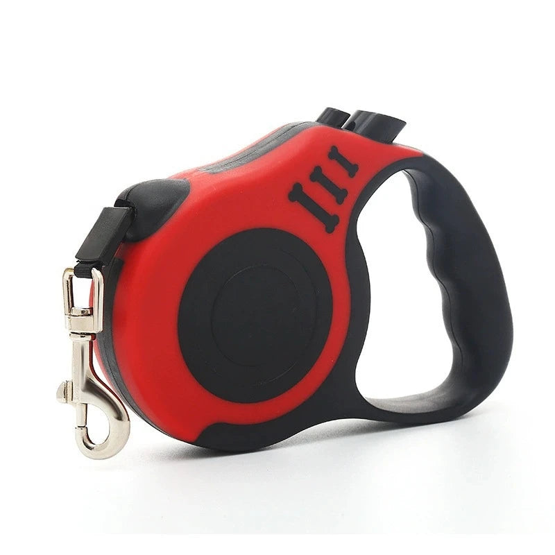 3m 5m Retractable Dog Leash Outdoor Pet Leash Nylon Braided Rope for Small Medium Dogs Pet Supplies Hiking Walking Traction Rope