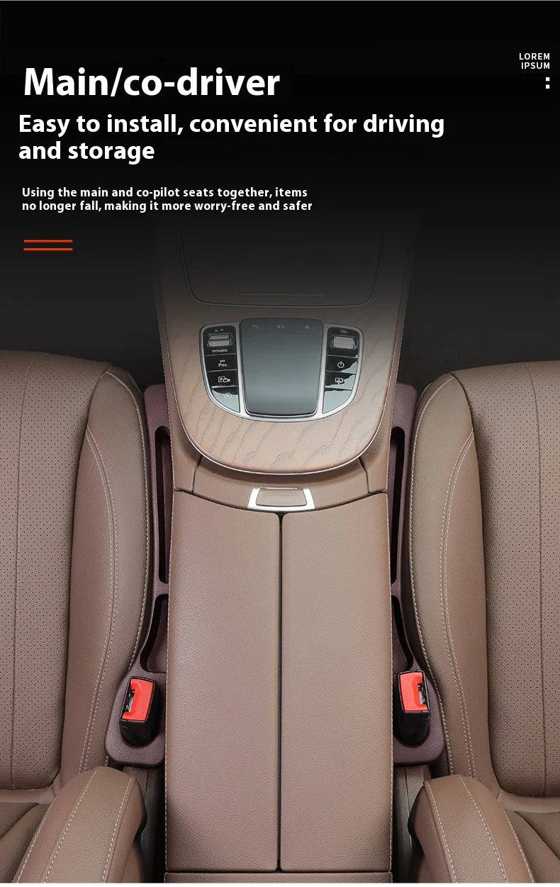 2pcs of Car Seat Gap Plug Strips Car Seat Gap Storage Box, Car Seat Position Storage Box Interior Decoration Items