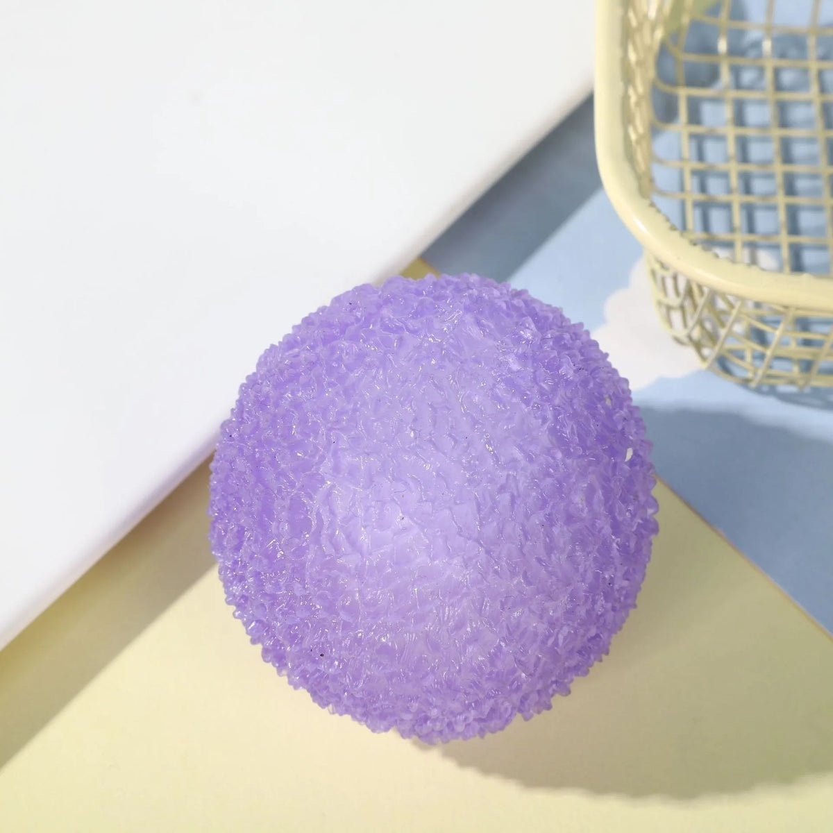 Ice Ball Maltose Squishy Toys Blue Mochi Sensory Fidgets Toy Simulated Transparent Anti Stress Slow-rebound Decompression Toy