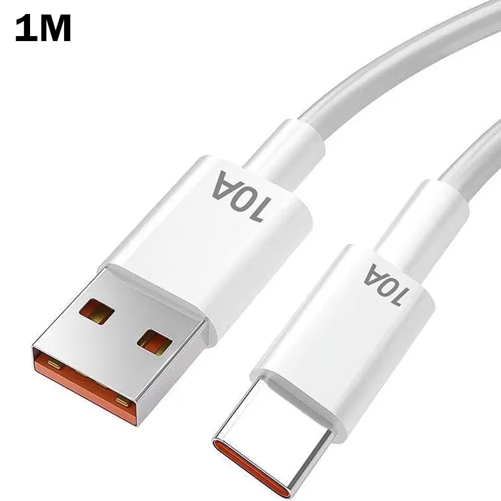4 Port USB Charger Total 120W Fast Charging EU/US/UK Plug Wall Charger Mobile Phone Power Adapter For Phone Charge Type C Cable