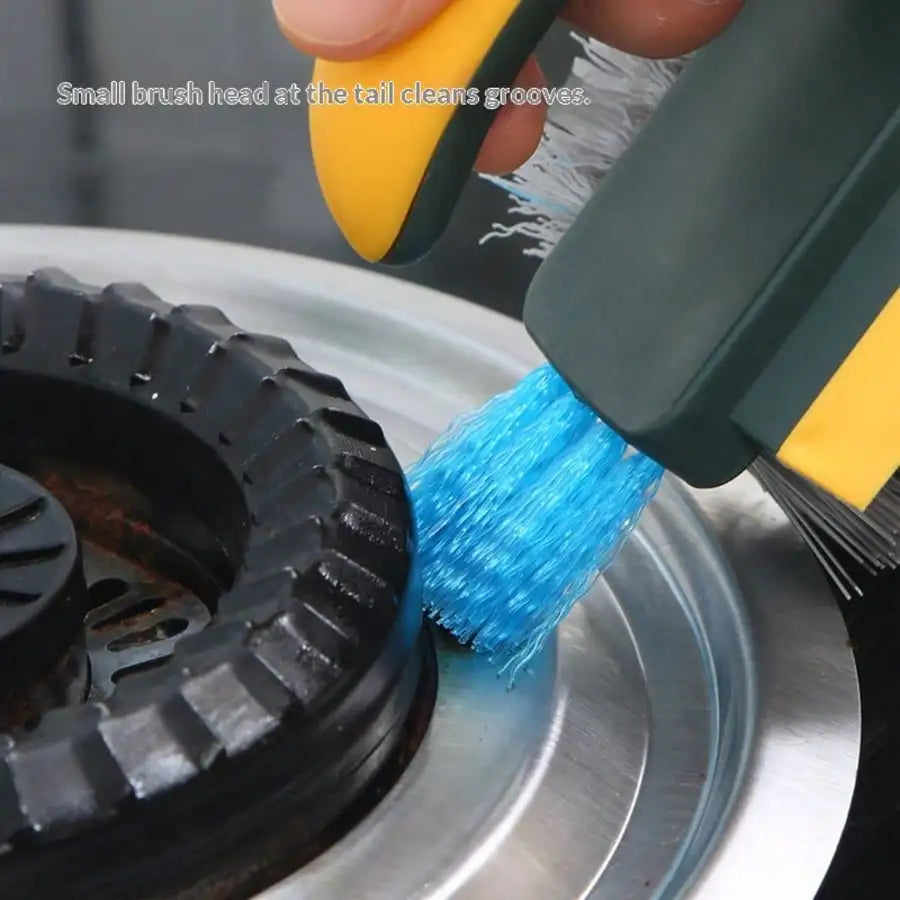 4-In-1 Grout And Corner Scrubber Brush With Scraper Tool, For Cleaning Tile, Grout, Kitchen, Bathroom, Sink, Floor, Shower, Bathtub
