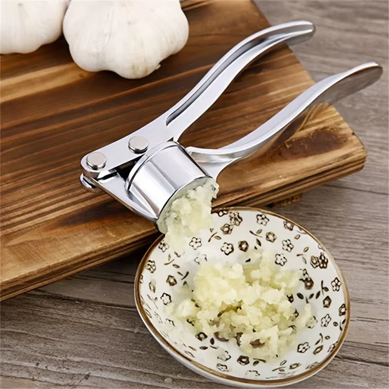 Garlic Press Crusher Mincer Kitchen Stainless Steel Garlic Smasher Squeezer Manual Press Grinding Tool Kitchen Accessories