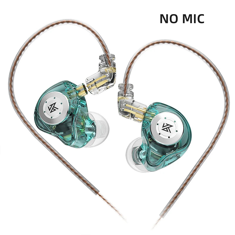 KZ EDX Pro Earphones Dynamic In Ear Monitor HiFi Wired Headphones Bass Stereo Game Music Earplugs Noice Cancelling Headset
