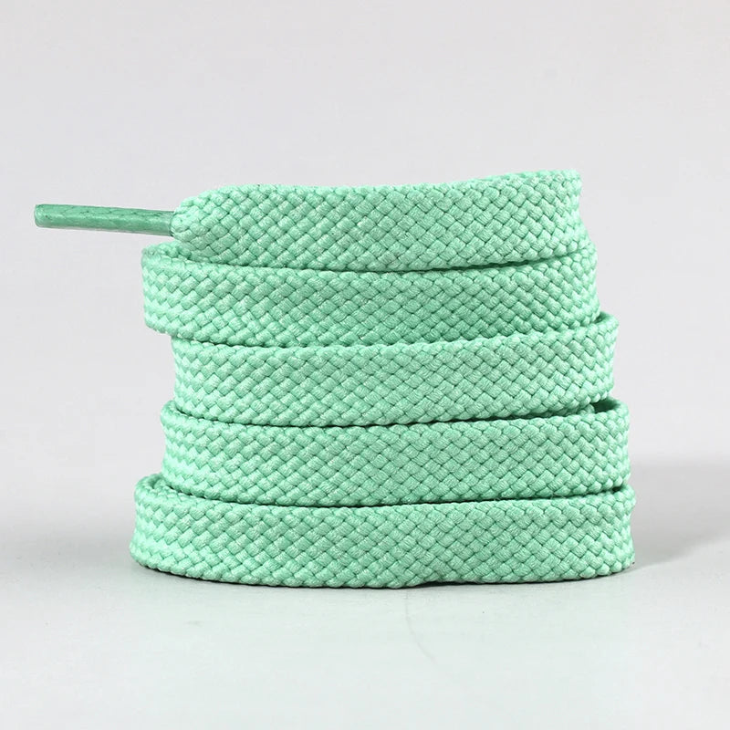 1Pair New Flat Classic Shoelaces for Sneakers Casual Shoe laces White Black Sports Shoelace Shoes Balanc String Shoe Accessories
