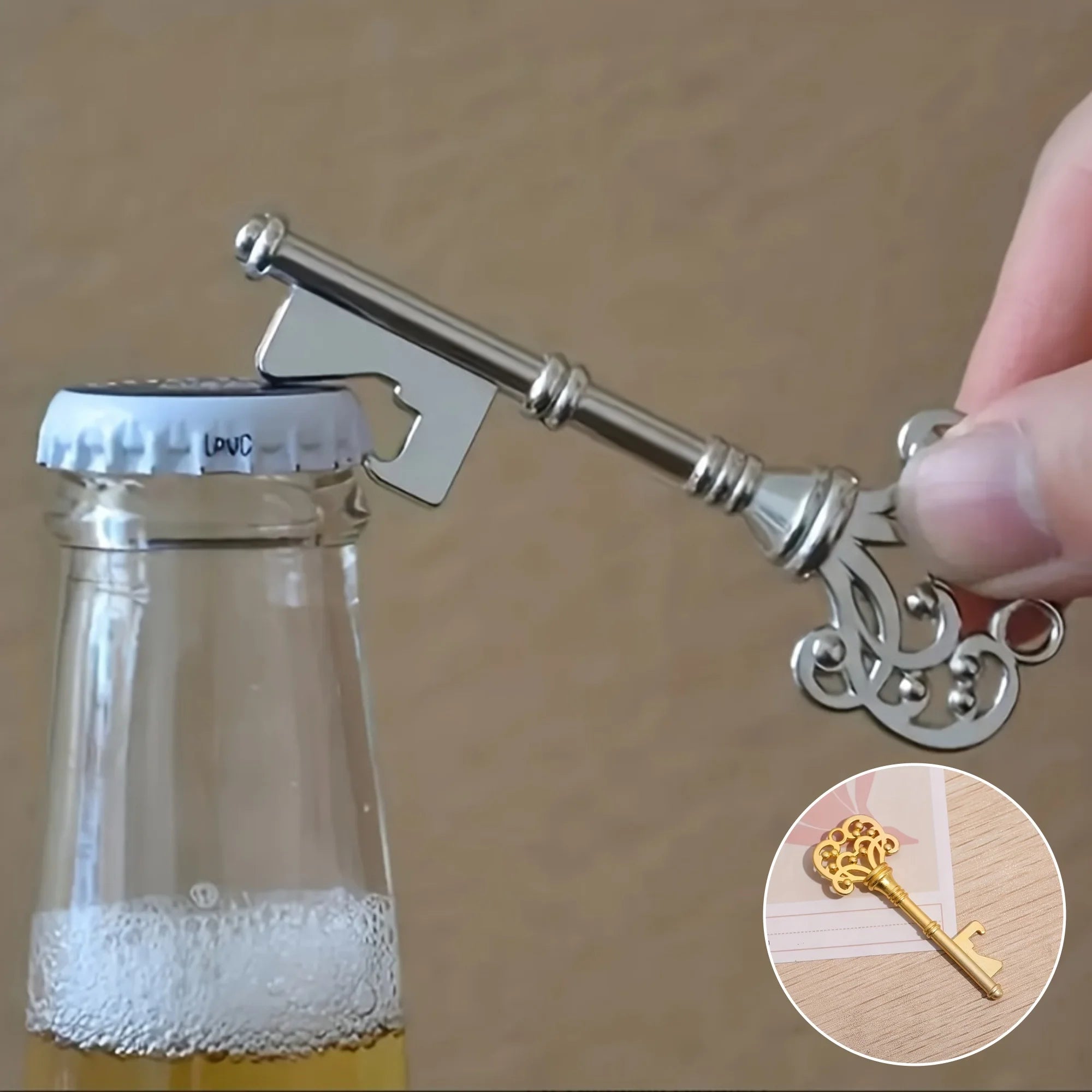 Vintage Crown Key Shape Bottle Opener
