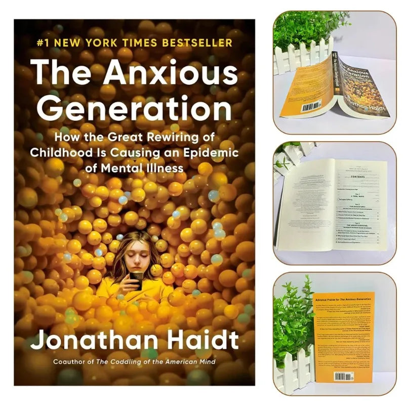The Anxious Generation Books for Teen Mental Health Data-Driven Strategies for Parents Educators by Social Psychologist