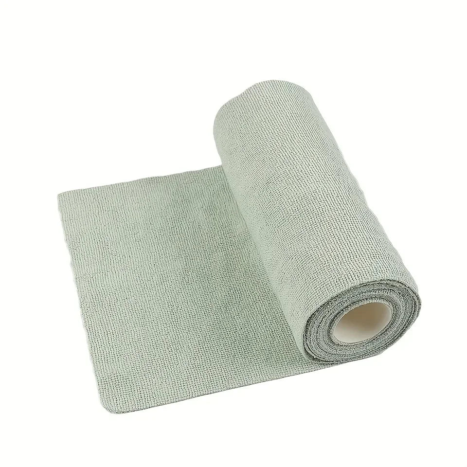20 Sheets/Roll Microfiber Dishcloth – Multi-Functional Double-Sided Kitchen Cloth, Ideal for Utensil Cleaning, Kitchen Accessory