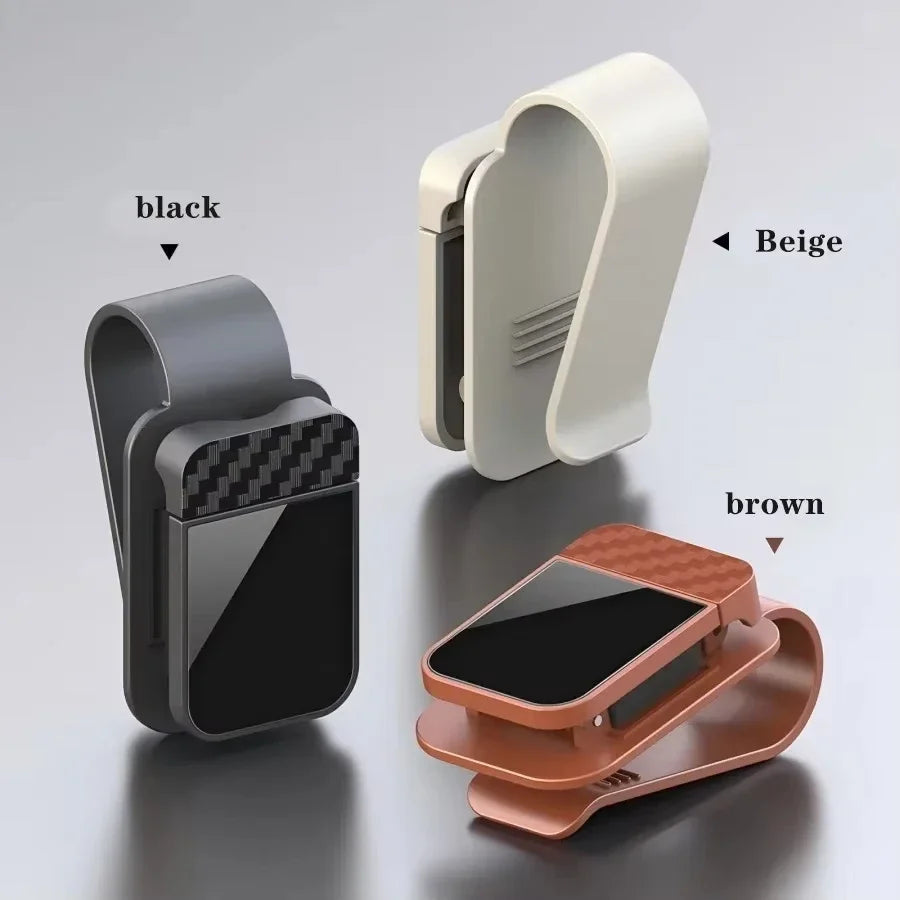Car Sun Visor Sunglasses Clip Holder Stable Eyeglasses Hanger Card Ticket Organizer Interior Storage Clip Car Accessories