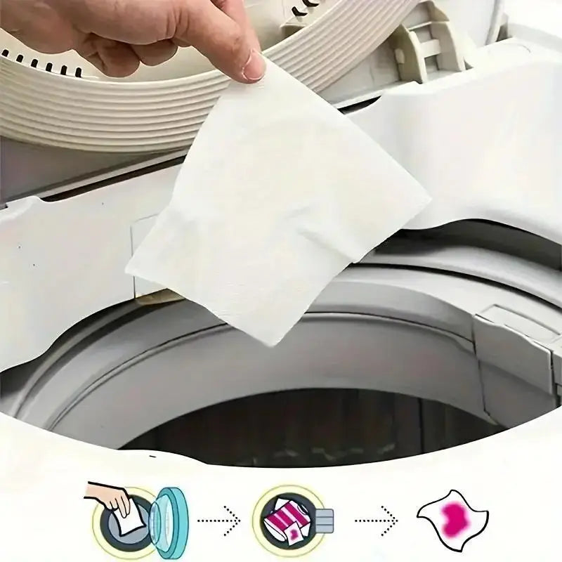 Color Catcher Sheets Anti Color Run Laundry Sheets Strong Absorption Honeycomb Disposable Mixed Washing Prevent Clothes Staining