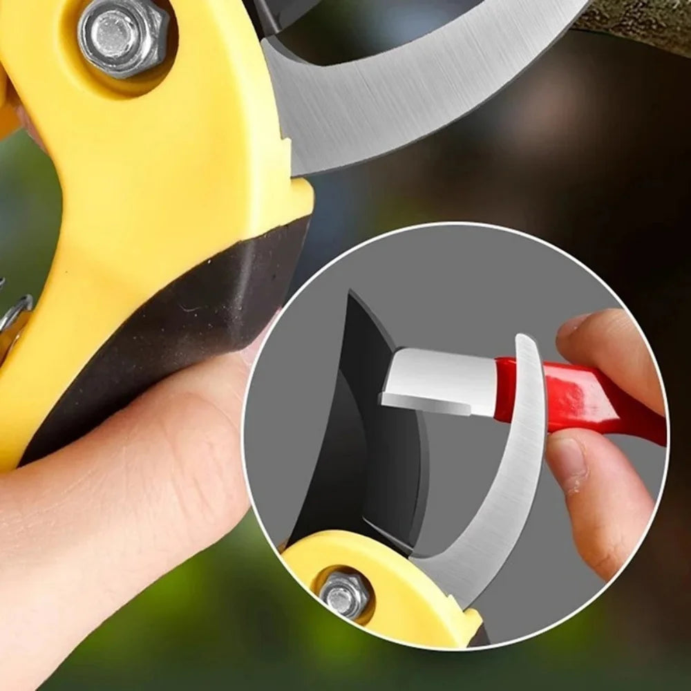 Professional Tungsten Diamond Ceramic Sharpening Stone for Kitchen Knife Scissor Garden Shears All Blades Cutting Tool Sharpener