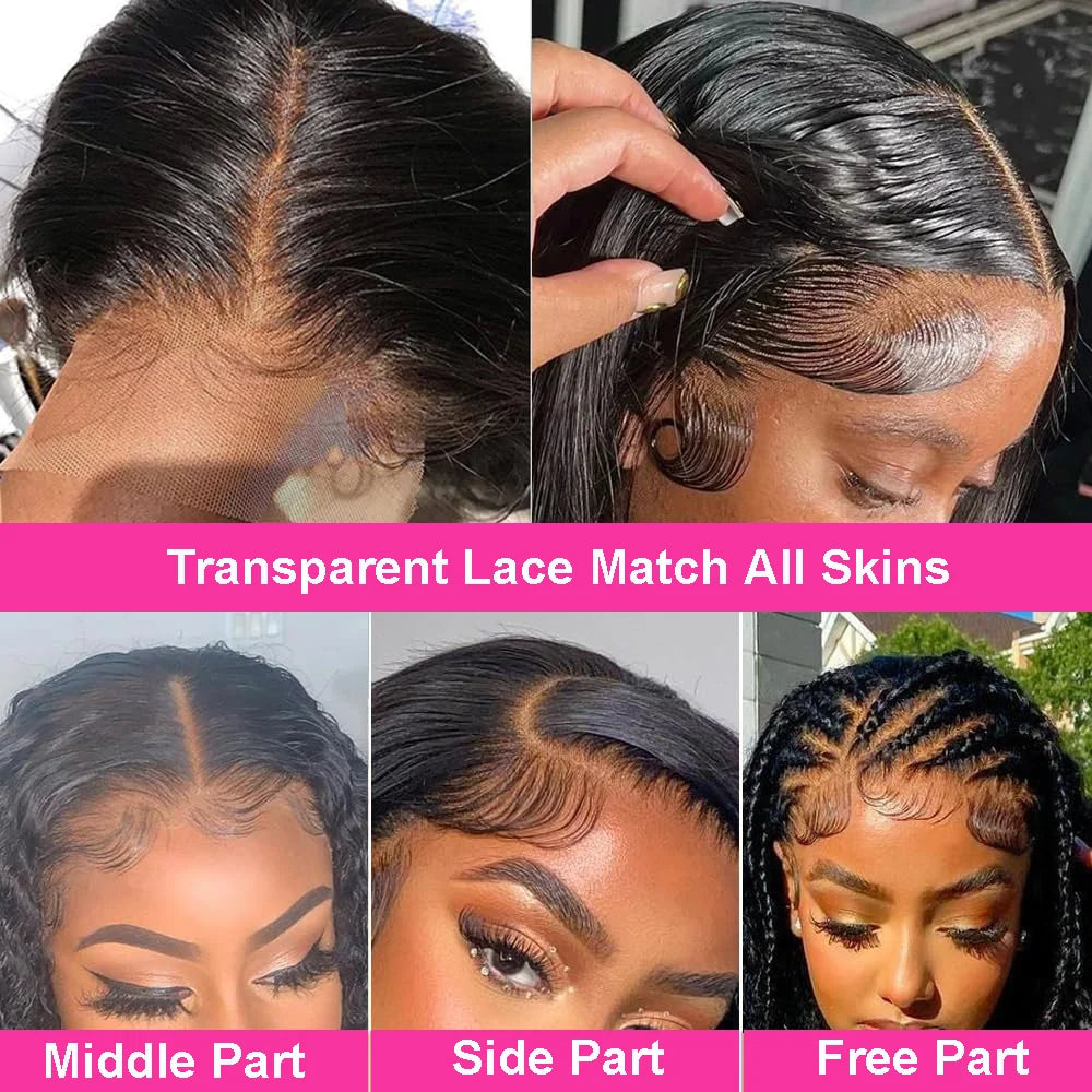 13x4 Lace Closure Wig 100% Human Hair Wig Deep Curly Wig Jerry Curly Short Bob Wig With Baby Hair Deep Wave Double Draw Wig For Black Women