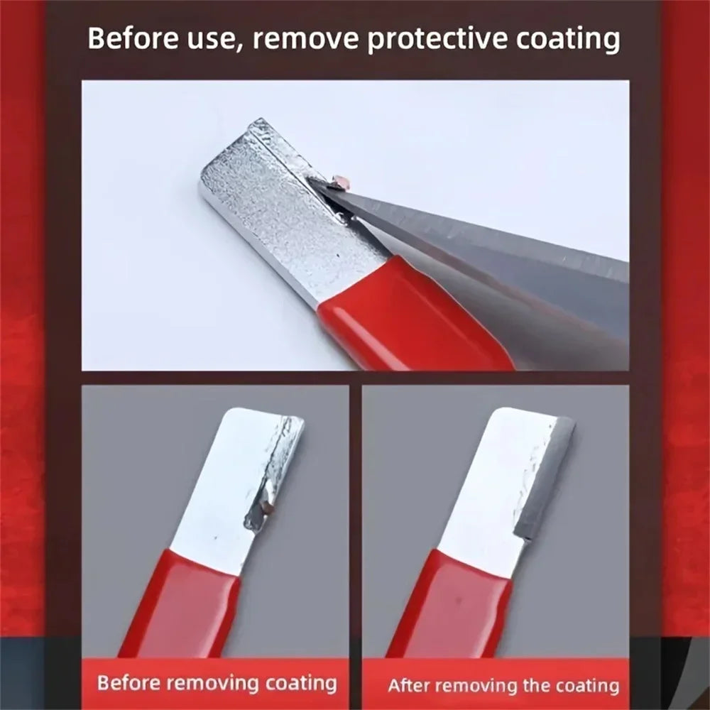 Professional Tungsten Diamond Ceramic Sharpening Stone for Kitchen Knife Scissor Garden Shears All Blades Cutting Tool Sharpener