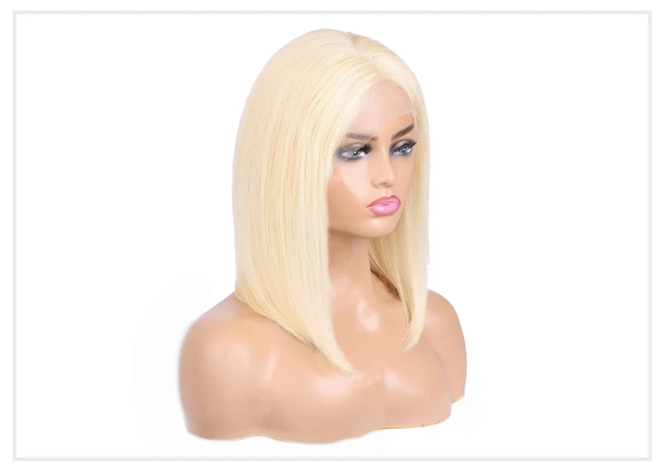 13x4 13x6 613 HD Blonde Bob Hair Wig Human Hair Lace Frontal Wig Brazilian Straight Bob Wig Lace Front Human Hair Wigs For Women
