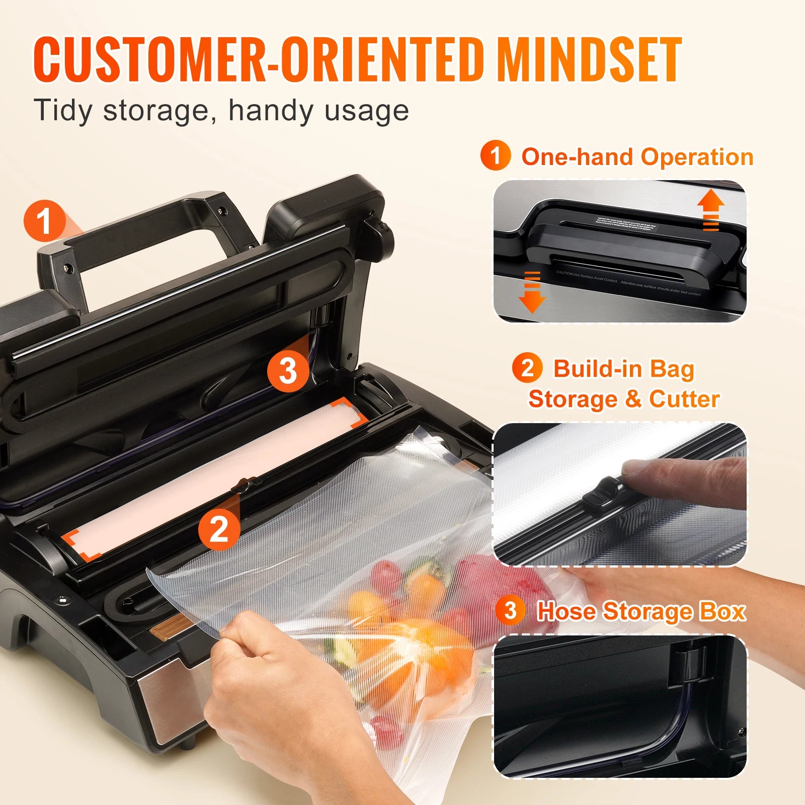 Kitchen Vacuum Food Sealing Machine