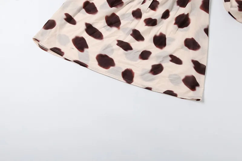 Sexy Printed With Detachable Scarf Women's Shirt Dress Lapel Collar Full Sleeve Button Mini Dresses 2026 Summer Chic Female Robe