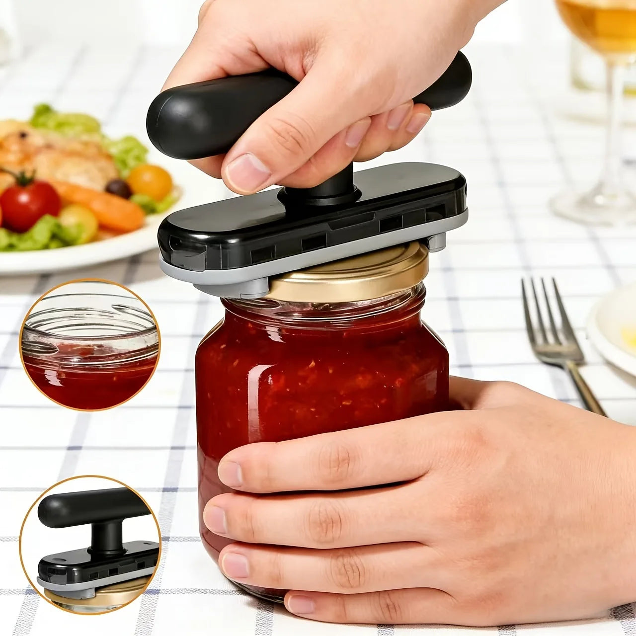 Multi-Functional Bottle and Can Opener