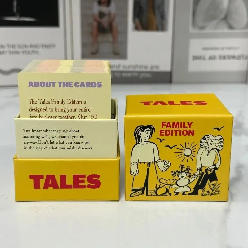 New 150pcs Card Conversation Starter Game Family Edition Fun Icebreaker for Adults and Family Gatherings Couples Card GameTalese