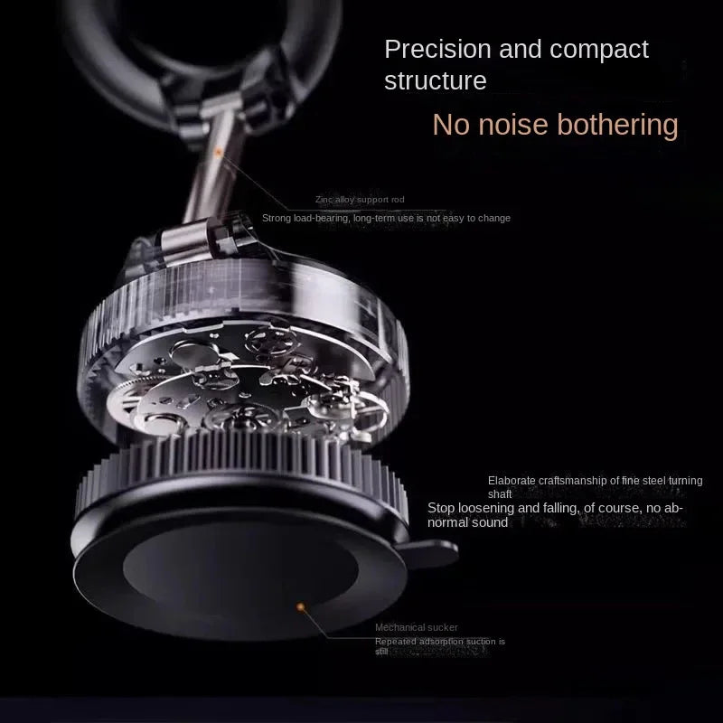 360° Rotating Vacuum Magnetic Car Phone Holder New Model Dashboard Glass Mount Multi-Scenario Automotive Navigation Stand